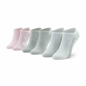 Set od 3 para unisex visokih čarapa Puma 907960 04 Pink/Grey