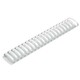 Spirale Klipko PVC 32 mm, ovalne, Bijela