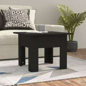 Stolić za kavu crni 55 x 55 x 42 cm od iverice
