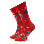 Dječje visoke čarape Happy Socks KSTS01-4300 Crvena