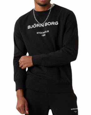 Muška sportski pulover Björn Borg Borg Crew - black beauty