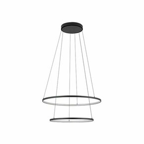 NOWODVORSKI 10864 | Circolo Nowodvorski visilice svjetiljka okrugli s mogućnošću skraćivanja kabla 1x LED 1300lm 4000K crno