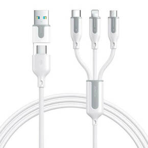 USB kabel Joyroom S-2T3018A15 5u1 USB-C / Lightning / 3.5A /1.2m (bijeli)