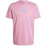 Muška majica Adidas Graphic Play Tennis T-Shirt - bliss pink