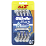 Gillette muške britvice Blue3, 8 komada&nbsp;