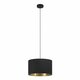 EGLO 900145 | Zaragoza Eglo visilice svjetiljka okrugli 1x E27 crno, zlatno, šare