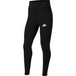 Dječje trenirke Nike Sportswear Favorites Graphix High-Waist Legging G - black/white