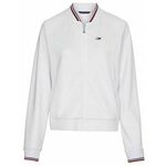 Ženski sportski pulover Tommy Hilfiger Relaxed Sueded Modal GS Bomber - sueded dth optic white