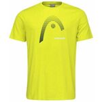 Muška majica Koszulka tenisowa Head Club Carl T-Shirt - yellow # XXXL