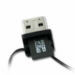 Integral micro SD / micro SDHC USB card reader