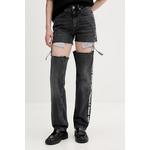 Karl Lagerfeld Jeans ravne traperice za žene siva B2W10083