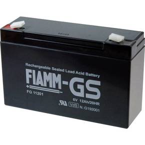 Fiamm PB-6-12 FG11201 olovni akumulator 6 V 12 Ah olovno-koprenasti (Š x V x D) 151 x 99 x 50 mm plosnati priključak 4.8 mm bez održavanja