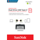 SanDisk USB Stick Ultra Dual Drive USB Type-CTM 64GB
