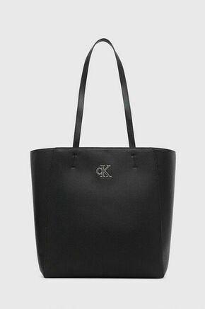 Torbica Calvin Klein Jeans Minimal Monogram Shopper32 K60K609292 Black BDS