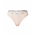 Calvin Klein Underwear Tanga gaćice puder roza / crna / prljavo bijela