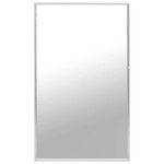 vidaXL Ogledalo srebrno 100 x 60 cm