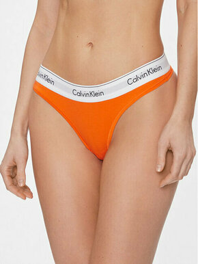 Calvin Klein Underwear Tanga gaćice narančasta / crna / bijela