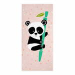 Svijetlo ružičasti dječji ručnik 150x70 cm Panda - Moshi Moshi