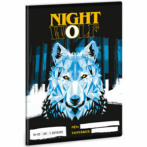 Ars Una: Nightwolf 2. razred bilježnica s crtama A/5 16-32