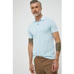 Pamučna polo majica BOSS Boss Casual boja: tamno plava, jednobojni model - plava. Polo majica iz kolekcije BOSS. Model izrađen od glatkog pletiva.