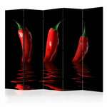 Paravan u 5 dijelova - Chili pepper II [Room Dividers] 225x172