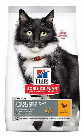 Hill's Mature 7+ Sterilised suha hrana za mačke