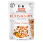 Brit Care Cat Fillets in Gravy - Chicken 6 x 85 g