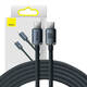 Baseus Crystal Shine cable USB-C to USB-C, 100W, 2m (black)