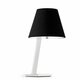 FARO 68501 | Moma-FA Faro stolna svjetiljka 44cm 1x E27 svjetli krom, poniklano, opal, crno