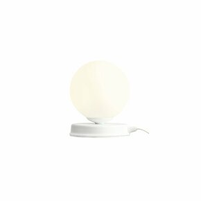 ALDEX 1076B_S | Ball-AL Aldex stolna svjetiljka kuglasta 17cm sa prekidačem na kablu 1x E14 bijelo