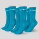 GymBeam Čarape 3/4 Socks 3Pack Aquamarine XL/XXL