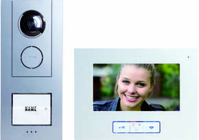 M-e modern-electronics VISTUS VD ALU-6710 S video portafon za vrata žičani srebrna