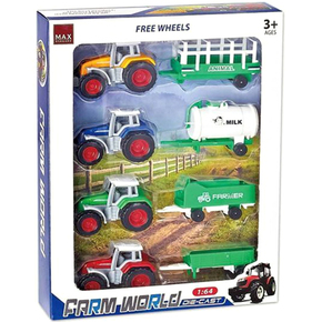 Farm traktori sa prikolicama 8kom