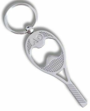 Privjesak za ključeve Australian Open Keyring Racquet Bottle Opener - silver
