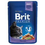 Brit Premium mokra hrana za mačke, bakalar, 100 g, 24 kom