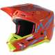 Alpinestars S-M5 Action Helmet Orange Fluorescent/Cyan/Yellow Fluorescent/Glossy S Kaciga