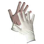 GANNET najlonske rukavice, PVC meta. 7