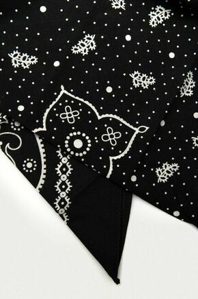Levi's - Vratna marama - crna. Vratna marama iz kolekcije Levi's. Model izrađen od tkanine s uzorkom.