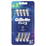 Gillette UCL Blue3 Jednokratne britvice 6+2 kom