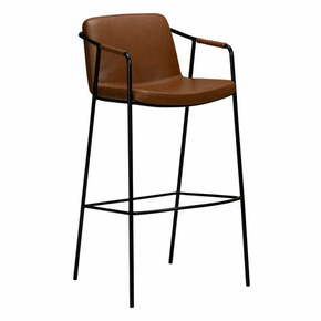 Smeđa barska stolica od imitacije kože DAN-FORM Denmark Boto