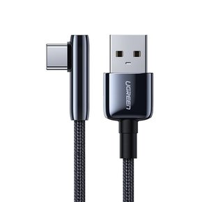 Kutni USB - USB Type C UGREEN kabel 5A Quick Charge 3.0 AFC FCP 1 m