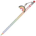 Olovka grafitna HB s privjeskom i gumicom Rainbow Brunnen 10-29056 222