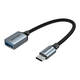 USB 3.0 muški na USB ženski OTG kabel 0,15 m Vention CCXHB (sivo)