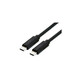 Roline VALUE USB4 Gen3x2 kabel TIP C-C M/M, Emark, 100W, 1.0m, crni, TIP C-C M/M, Emark, 100W, 1.0m, crni 11.99.9082