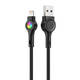 USB na Lightning kabel Vipfan Colorful X08, 3A, 1.2m (crni)