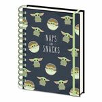 PYRAMID STAR WARS: THE MANDALORIAN (NAPS AND SNACKS) A5 WIRO NOTEBOOK