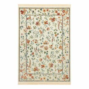 Žuti tepih s primjesom pamuka Nouristan Oriental Flowers