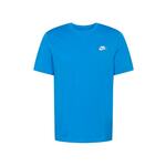 Nike Sportswear Majica 'CLUB' azur / bijela