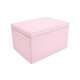 AtmoWood Drvena kutija s poklopcem 40x30x23 cm - ružičasta