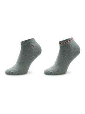 Set od 2 para muških čarapa Tommy Hilfiger 701222187 Grey Melange 002